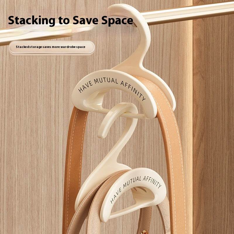 Bag Hanger - Wardrobe Organizer - Handbag Hanger - Clothes Hangers - Bag Storage - Coat Rack - Wardrobe Accessories - Shoulder Bag Holder - Bag Rack - Handbag Organizer - White - 5 pieces - Image 7