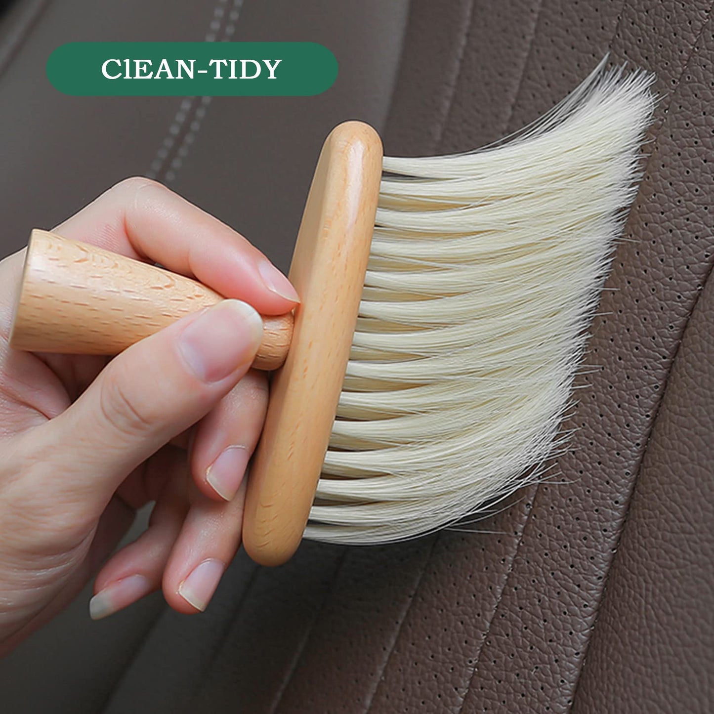 Detailing Brush - Car Interior Brush - Car Accessories - Dust Brush - Air Vent Cleaner - Car Polishing Supplies - Car Brush - Dashboard Brush - Cleaning Brush - 1 Piece - Image 6