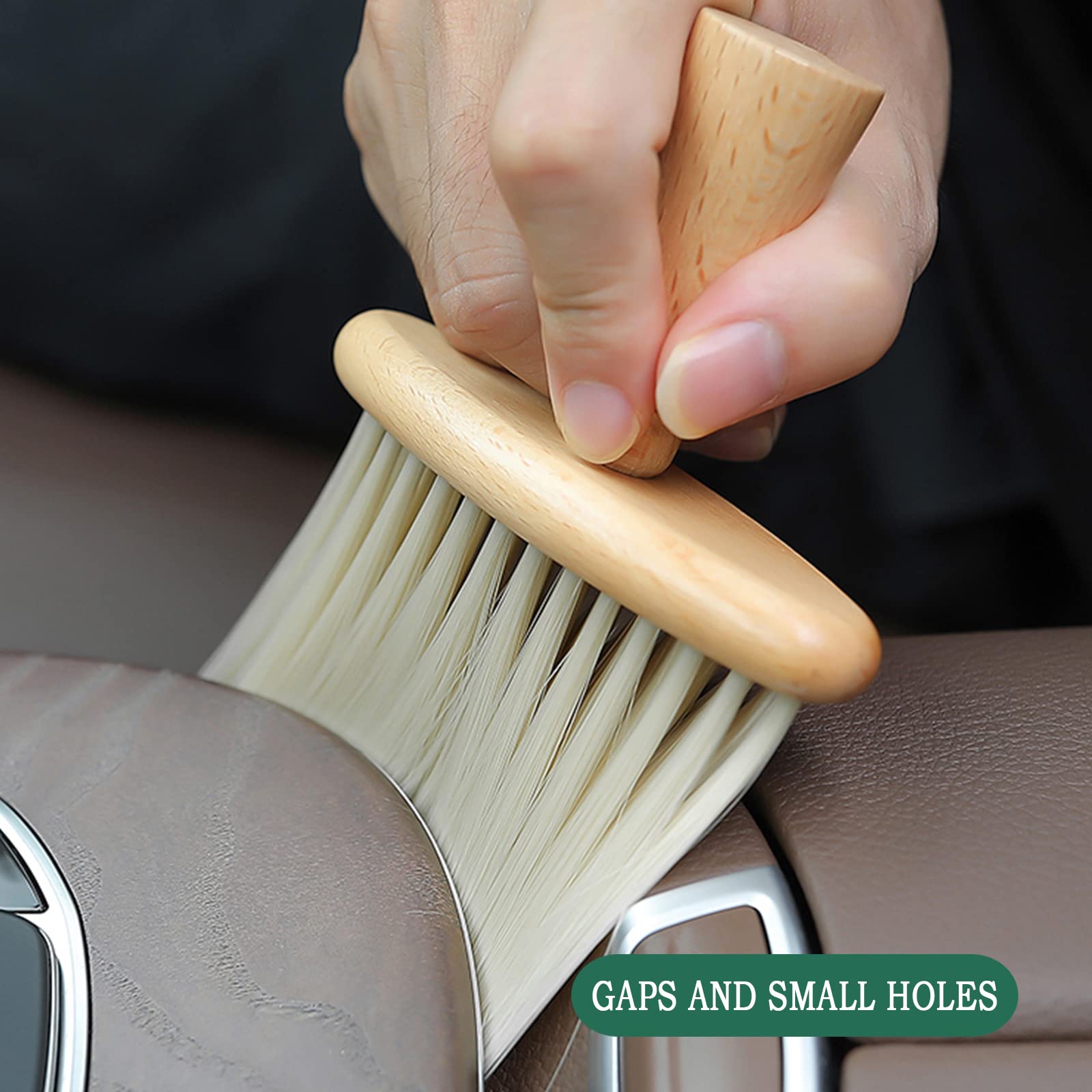 Detailing Brush - Car Interior Brush - Car Accessories - Dust Brush - Air Vent Cleaner - Car Polishing Supplies - Car Brush - Dashboard Brush - Cleaning Brush - 1 Piece - Image 7