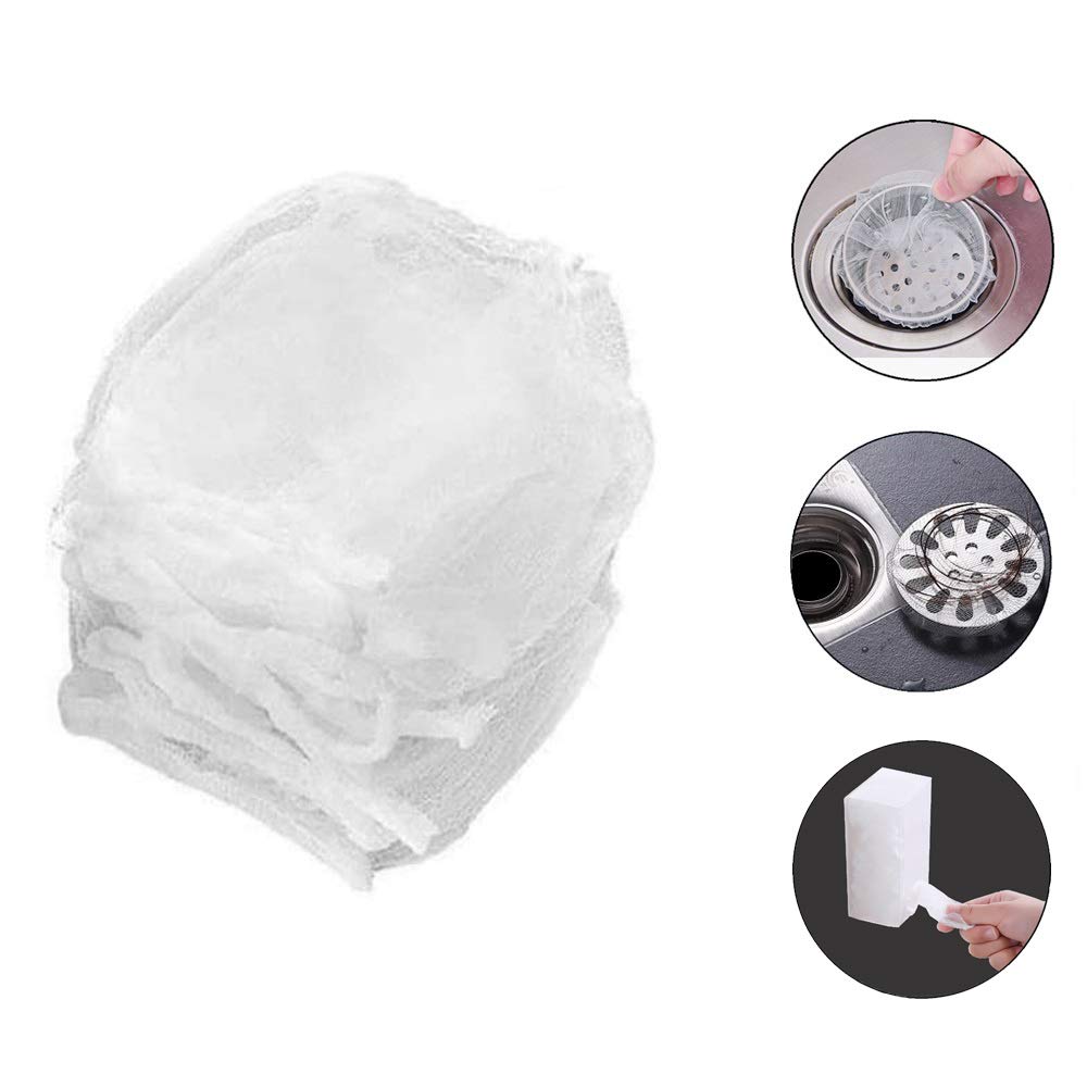Sink Filter Bags - Sink Strainer - Sink Filter - Disposables - Sink Organizer - Anti-Clogging - Kitchen Accessories - Drain Strainer - White - 200 Pieces - Image 5