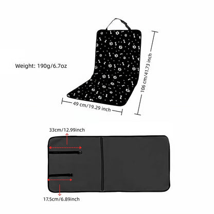 Dog Blanket Car - Car Seat Cover Dog - Seat Protector Car - Front Seat Cover - Waterproof - Dog Rug - Car Accessories Pet - Anti Hair - Black - 1 Piece - Image 3