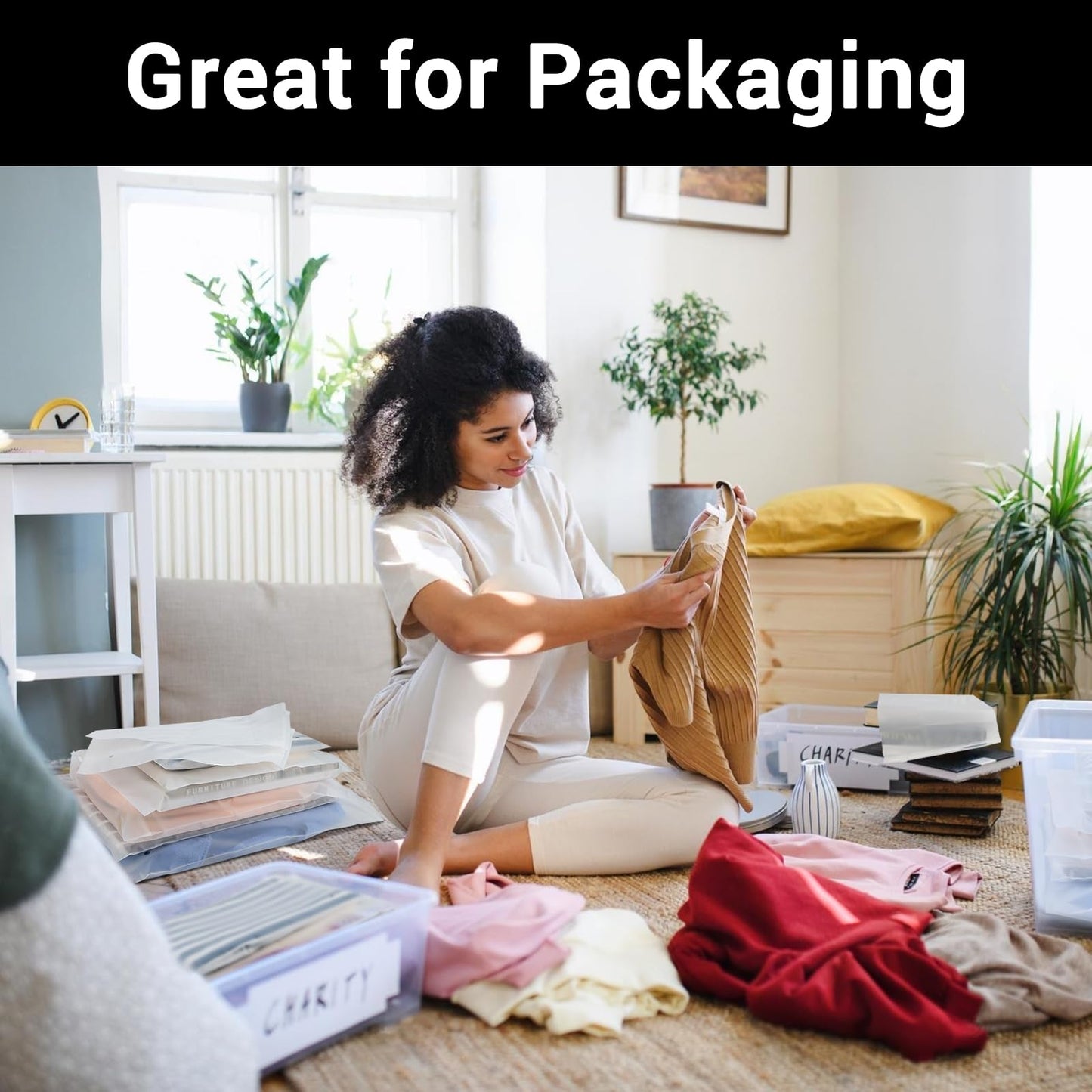 Clothing Storage Bags - Travel Organizer - Suitcase Organizer - Resealable Bags - Packing Bags - Garment Bags - Waterproof - Dust-Free - Holiday Items - Travel Bag Accessories - 5 Sizes - Translucent - 100 Pieces - Image 4