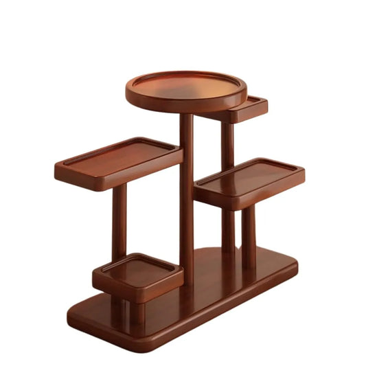 Wooden Display Stand for Perfume, Jewellery, Makeup and Small Collectables, Decorative Storage Rack for Home and Desk