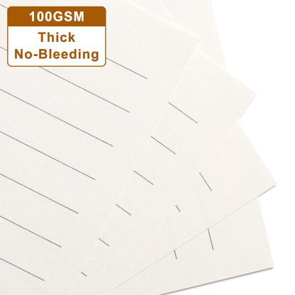 Refill A5 lined - Ring binder paper - Agenda refill - Notebook paper - Loose-leaf paper - School supplies - Office supplies - Writing pad - Notepad - 6 rings - Notepad - Agenda paper - 80 sheets - Image 3