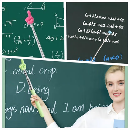Pointer stick - Presentation pointer - Extendable pointer - Whiteboard accessories - Hand pointer - Blackboard pointer - Teaching materials - Office supplies - Teacher's gift - Digital whiteboard accessories - Pointer stick - 6 colors - 6 pieces - Image 5