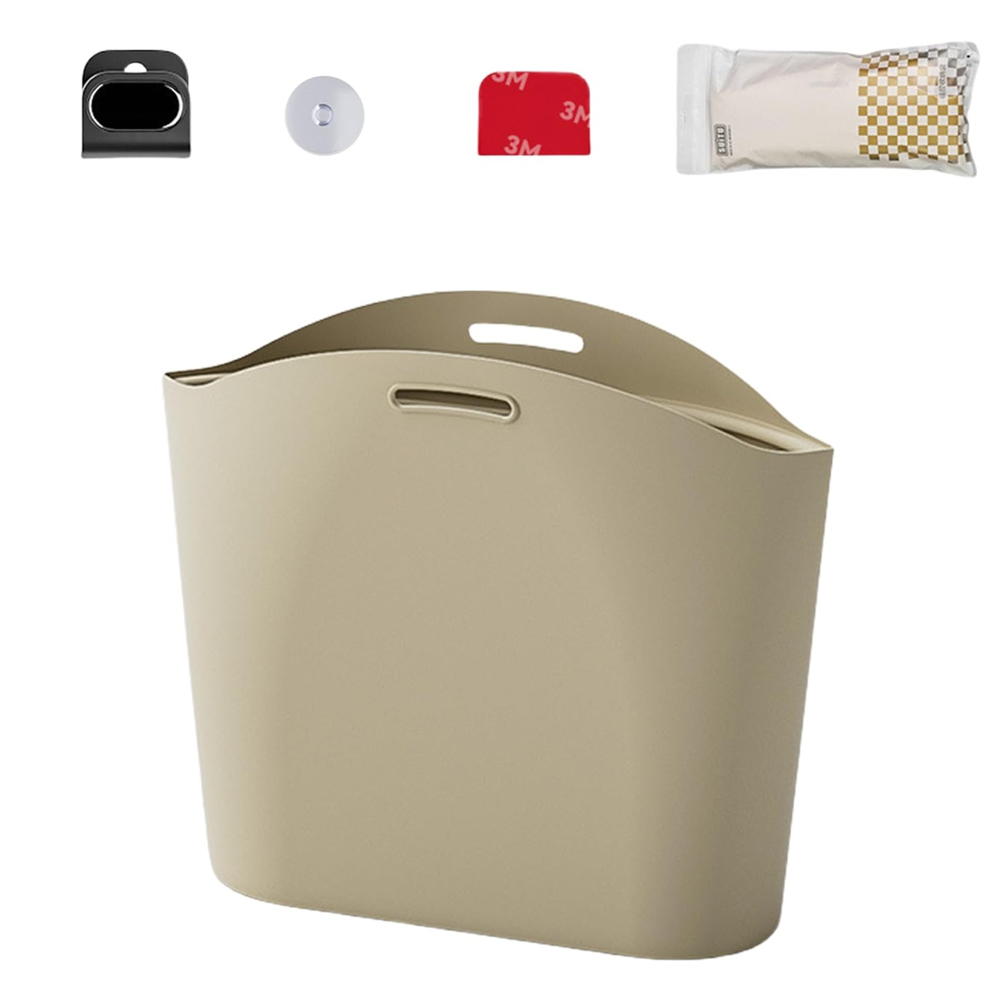 Umbrella holder - Car organizer - Scooter accessories - Car trash can - Mobility scooter bag - Umbrella cover - Storage bag - Bicycle accessories - Waterproof bag - Car accessories - Storage - Universal - White - 1 piece - Image 6