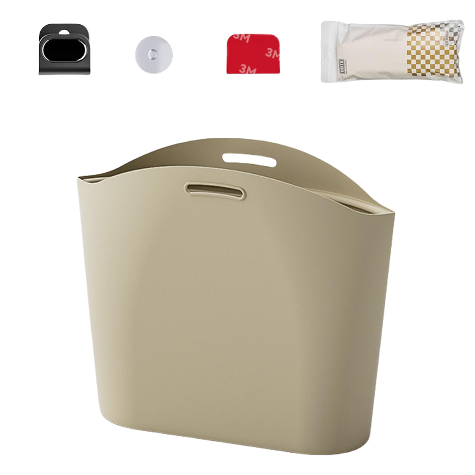 Umbrella holder - Car organizer - Scooter accessories - Car trash can - Mobility scooter bag - Umbrella cover - Storage bag - Bicycle accessories - Waterproof bag - Car accessories - Storage - Universal - White - 1 piece - Image 6