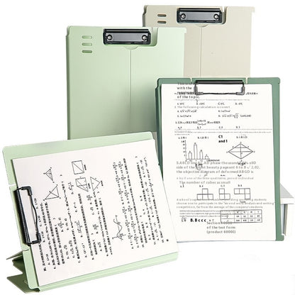 Clipboard A4 - Writing Folder - Foldable Clipboard - Desk Accessories - Morandi Colors - Office Supplies - Document Folder - A4 Folder - Pastel Colors - Writing Pad Holder - Briefcase - Nursing - Administration - Warehouse - Sturdy Plastic - 6 pieces - Image 5