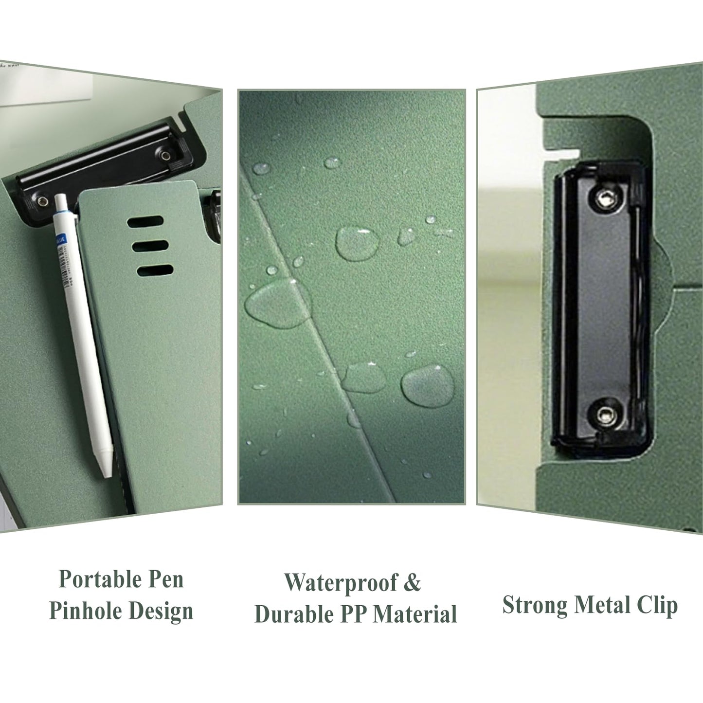 Clipboard A4 - Writing Folder - Foldable Clipboard - Desk Accessories - Morandi Colors - Office Supplies - Document Folder - A4 Folder - Pastel Colors - Writing Pad Holder - Briefcase - Nursing - Administration - Warehouse - Sturdy Plastic - 6 pieces - Image 7