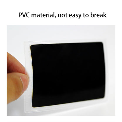 Privacy Card Holder - Anti-Peak - Bank Card Cover - Privacy Shield - ID Card Protection - Opaque - Discreet Use - Protective Covers - Driver's License Holder - Black - Card Holder - Matte - Scratch Resistant - 100 Pieces - Image 4