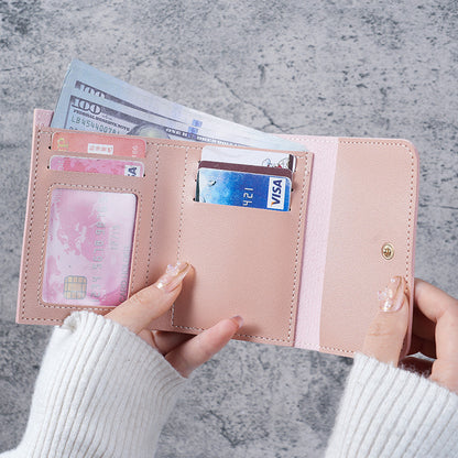 Women's Wallet - Small Women's Wallet - Card Holder - Mini Wallet - Flap Wallet - Faux Leather - Compact Size - Coin Compartment - Gift for Women - Stylish Design - Travel - Convenient Size - PU Leather - 6 Colors - Pack of 6 - Image 7