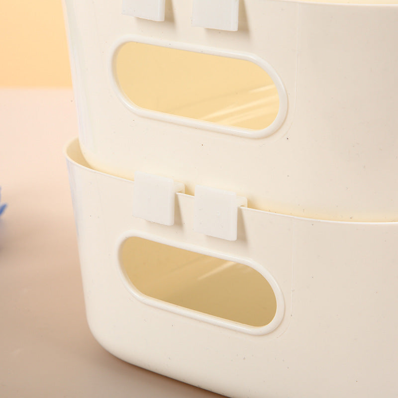Storage Box Connectors - Stacking Aid - Storage Crate Clips - Wardrobe Organizer - Stacking Bins - Corner Clamps - Storage System - Anti-Slip - Drawer Bins Fastening - Drawer Divider Attachment - White - 20 Pieces - Image 7