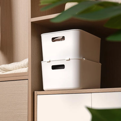 Storage Box Connectors - Stacking Aid - Storage Crate Clips - Wardrobe Organizer - Stacking Bins - Corner Clamps - Storage System - Anti-Slip - Drawer Bins Fastening - Drawer Divider Attachment - White - 20 Pieces - Image 8