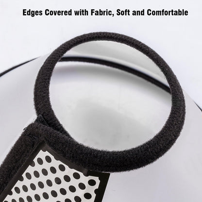 Cat Collar - Dog Cone - Anti-Lick Collar - Anti-Bite - Anti-Scratch - Adjustable - Soft Edge - Comfortable - Lightweight - Velcro Closure - Transparent - Washable - Neck Collar - Training Collar - Kitten - Small Cat - S - 13-16 cm - 1 Piece - Image 6