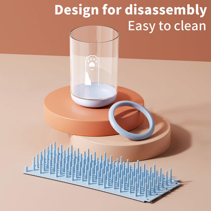 Dog Paw Cleaner - Paw Cleaner - Dog Paw Cleaner - Dog Accessories - Foot Cleaner - Coat Care - Dog Brush - Against Muddy Paws - Animal Supplies - Dog Wash - Portable - Soft Silicone - Blue - 1 Piece - Image 6