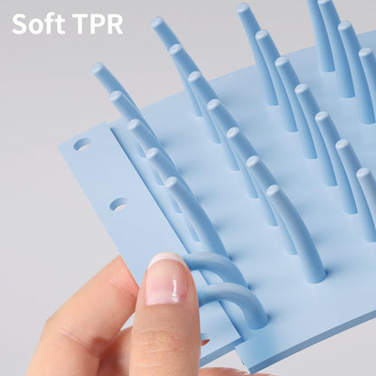 Dog Paw Cleaner - Paw Cleaner - Dog Paw Cleaner - Dog Accessories - Foot Cleaner - Coat Care - Dog Brush - Against Muddy Paws - Animal Supplies - Dog Wash - Portable - Soft Silicone - Blue - 1 Piece - Image 7