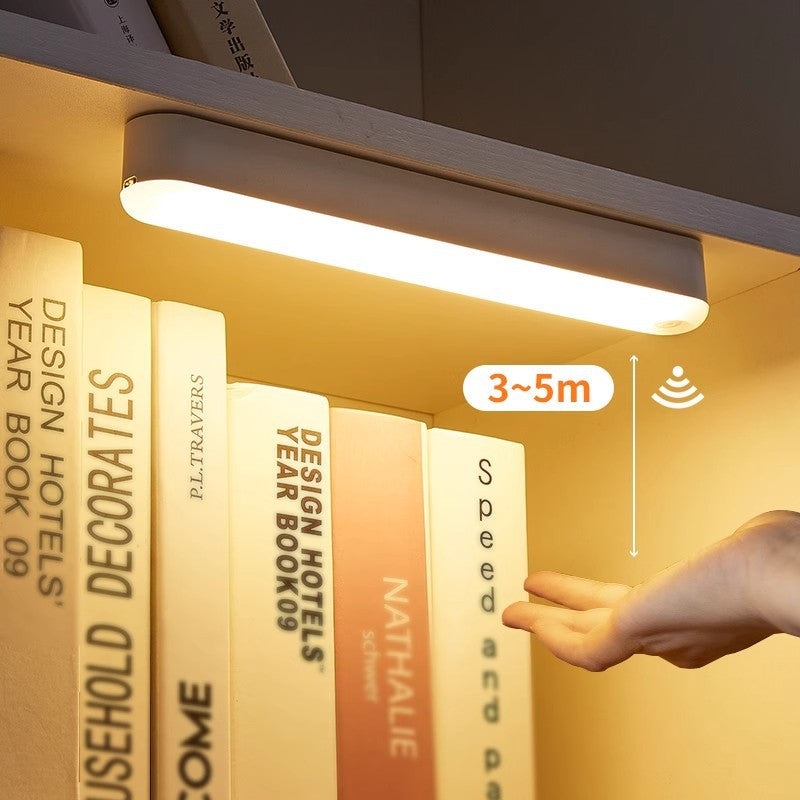 Closet Lighting - Night Light with Motion Sensor - LED Lamp - Kitchen Lighting - Stair Lighting - Wireless - Wardrobe Lighting - Indoor Wall Lamp - Bedside Lamp - Bedroom Accessories - Magnetic - Warm White Light - White - 1 Piece - Image 4