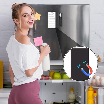 Magnetic Notepad Fridge - Grocery List - Weekly Planner - To Do List - Meal Planner - Memo Pad - Writing Pad - Menu Planner - Notebook - Magnetic Lists - To-Do List - White - 4 Pieces - Image 8