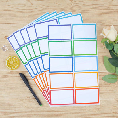 Self-adhesive labels - Name stickers - Address stickers - Stickers - Sticker sheets - Freezer labels - Labels - School supplies - Office supplies - Moving stickers - Folder labels - Writable stickers - Blank labels - Multicolor - 20 pieces - Image 5