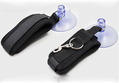 Dog leash - Cat leash - Coat care - Dog accessories - Cat accessories - Grooming table - Pet supplies - Grooming set - Bath - Shower - Suction cup - Safety leash - Collar - Dogs - Cats - Pet shop - Black - 2 pieces - Image 4