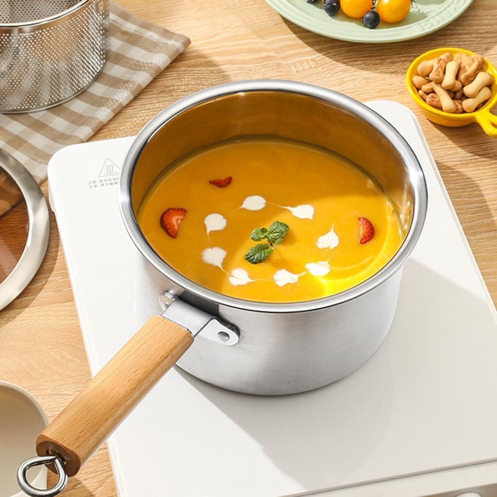 Deep fryer - Deep fryer - Saucepan - Cooking pot - Frying basket - Doughnut pan - Dutch oven - Induction pan - Gas - Electric - Frying set - Kitchen utensils - Kitchen accessories - Including tongs - Stainless steel - Stainless steel - Silver - 1 piece - Image 5