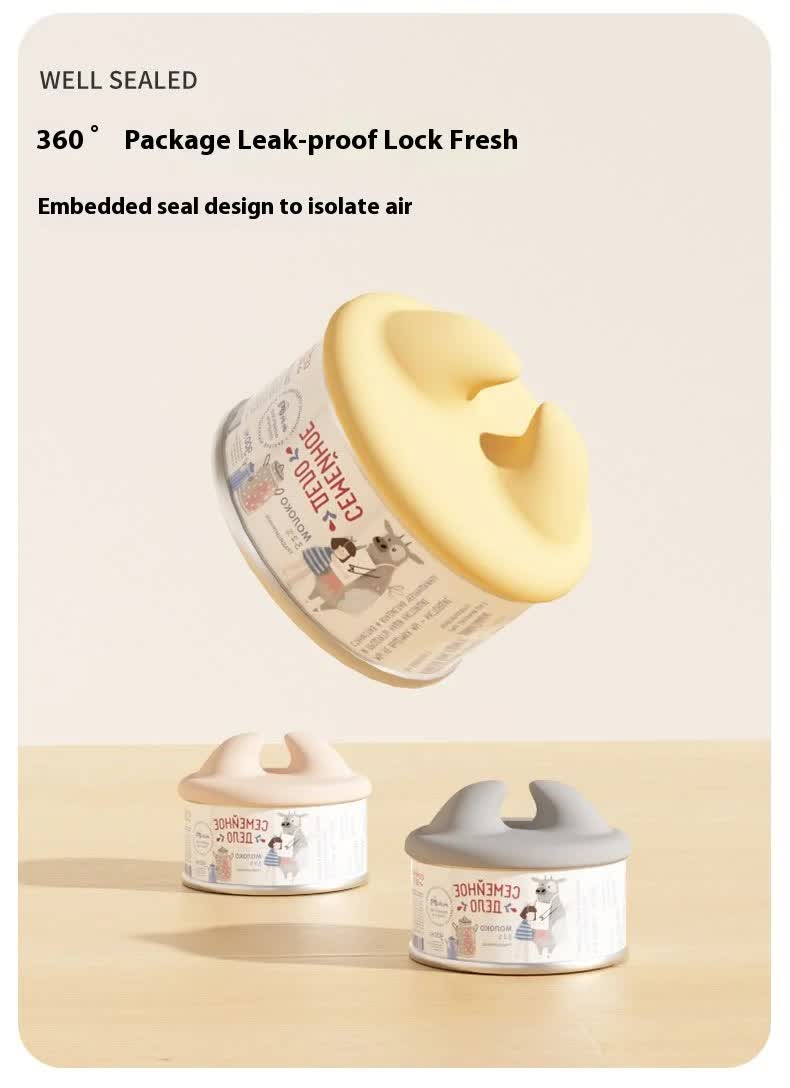 Can Lid - Keep-Fresh Lid - Cat Food Lid - Dog Food Lid - Silicone Lid - Cover Lid - Canned Food - Wet Food - Cans - Pet Supplies - Pet Accessories - Kitchen Utensils - Food Bowl Accessories - Multicolor - Pack of 3 - Image 7