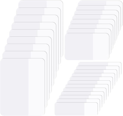 Sticky notes - Page markers - Index tabs - Sticky notes - Bookmarks - Transparent - Tabs - Office supplies - School supplies - Study - Writable - Notebooks - Agenda refill - White - 12 pieces