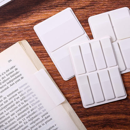 Sticky notes - Page markers - Index tabs - Sticky notes - Bookmarks - Transparent - Tabs - Office supplies - School supplies - Study - Writable - Notebooks - Agenda refill - White - 12 pieces - Image 5
