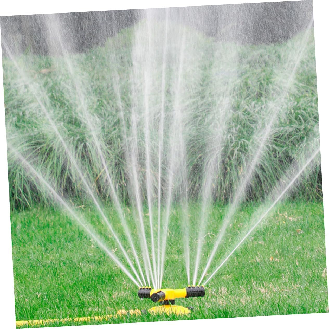 Garden Sprinkler - Lawn Sprinkler - Water Sprinkler - Garden Irrigation - Garden Sprinkler - Circular Sprinkler - Automatic Watering System - 360 Degree Rotation - Irrigation System - Garden Irrigation - Yellow and Black - 1 Piece - Image 3