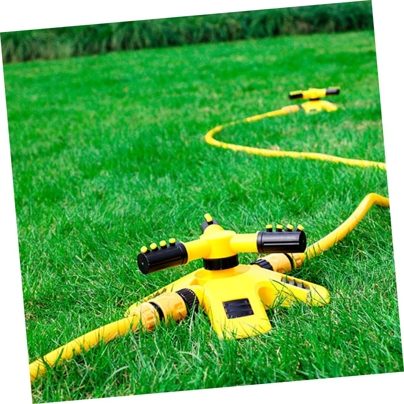 Garden Sprinkler - Lawn Sprinkler - Water Sprinkler - Garden Irrigation - Garden Sprinkler - Circular Sprinkler - Automatic Watering System - 360 Degree Rotation - Irrigation System - Garden Irrigation - Yellow and Black - 1 Piece - Image 7