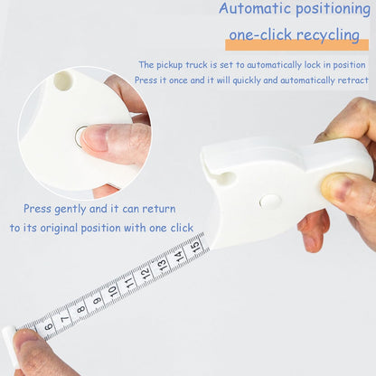 Measuring Tape - Body Measuring Tape - Circumference Measurement - Losing Weight - Waist Measurement - Fitness Accessories - Centimeter - Tailor's Tape - Roll-up - Body Measurement - Muscle Mass - Waist Circumference - Measuring Tape - White - 1 Piece - Image 3