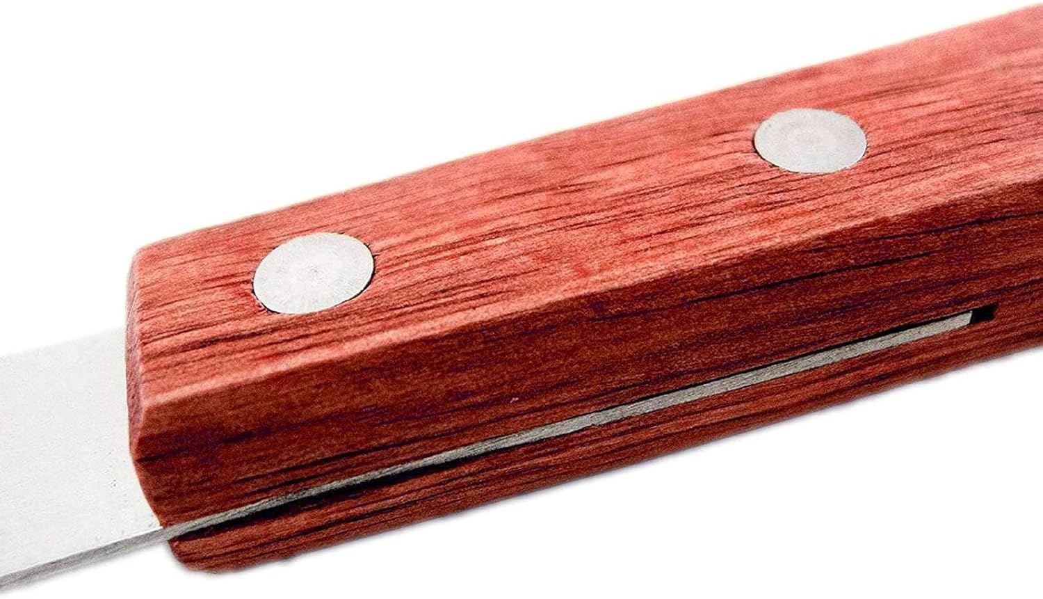 Spreading Knife - Butter Knife - Breakfast Knife - Serrated Knife - Cutlery - Cheese Knife - Snack Board - Sandwich Knife - Spatula - Stainless Steel - Wooden Handle - Kitchen Utensils - Tapas - Lunch - Sandwich Knife - Silver and Brown - Set of 4 - Image 4