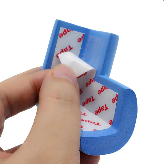 12 Pieces Self-Adhesive Corner Protectors for Tables and Furniture, Soft Bumper Guards to Help Prevent Bumps, Scratches and Damage, Blue - Image 5