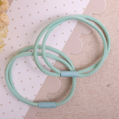 Hair Elastics - Hair Elastics - Hair Accessories - Elastics - Hairbands - Ponytail - Bun - Hair Fashion - Hair Styling - Women - Women - Without Metal - Sports - Fitness - Yoga - Running - Green, Blue, Pink & Purple - 50 Pieces - Image 2