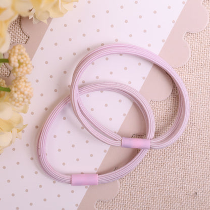 Hair Elastics - Hair Elastics - Hair Accessories - Elastics - Hairbands - Ponytail - Bun - Hair Fashion - Hair Styling - Women - Women - Without Metal - Sports - Fitness - Yoga - Running - Green, Blue, Pink & Purple - 50 Pieces - Image 5