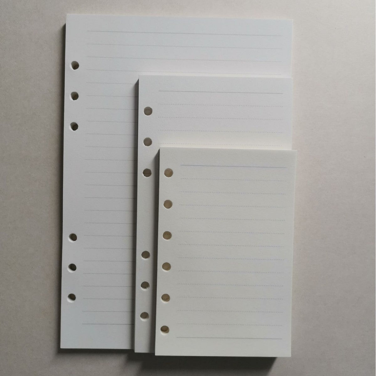 Notebook Refill A5 - Ring Binder Paper 6 Holes - Agenda Refill - Bullet Journal Paper - Refillable Notepad - Writing Paper - Planner Inserts - Office Supplies - School Supplies - Study Notes -Lined Paper - White - [数量] Pieces - Image 8