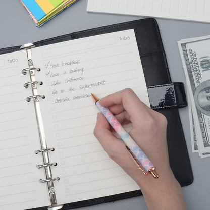 Notebook Refill A5 - Ring Binder Paper 6 Holes - Agenda Refill - Bullet Journal Paper - Refillable Notepad - Writing Paper - Planner Inserts - Office Supplies - School Supplies - To-Do List Check-Off -To Do List - White - 5 Pieces - Image 3