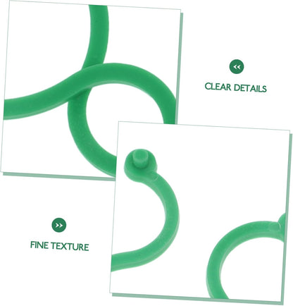 Plant clips - Plant binders - Binding clips - Garden clips - Plant rings - Mounting clips - Plant supports - Vegetable garden accessories - Growing supplies - Climbing plants - Guides - Garden articles - Green - 100 pieces - Image 4