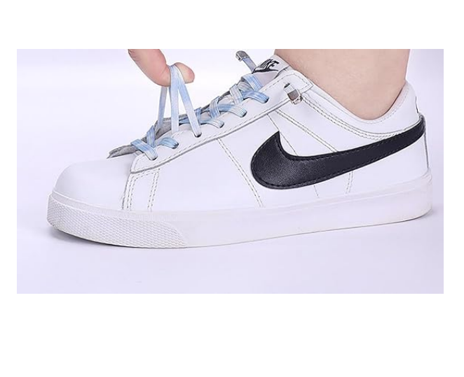 Elastic laces - Speed laces - No tie laces - Running laces - Elastic shoelaces - Lazy laces - Sports laces - Sneakers laces - No tying - Stretchy laces - No tying required - Blue Purple - 2 Pairs - Image 7