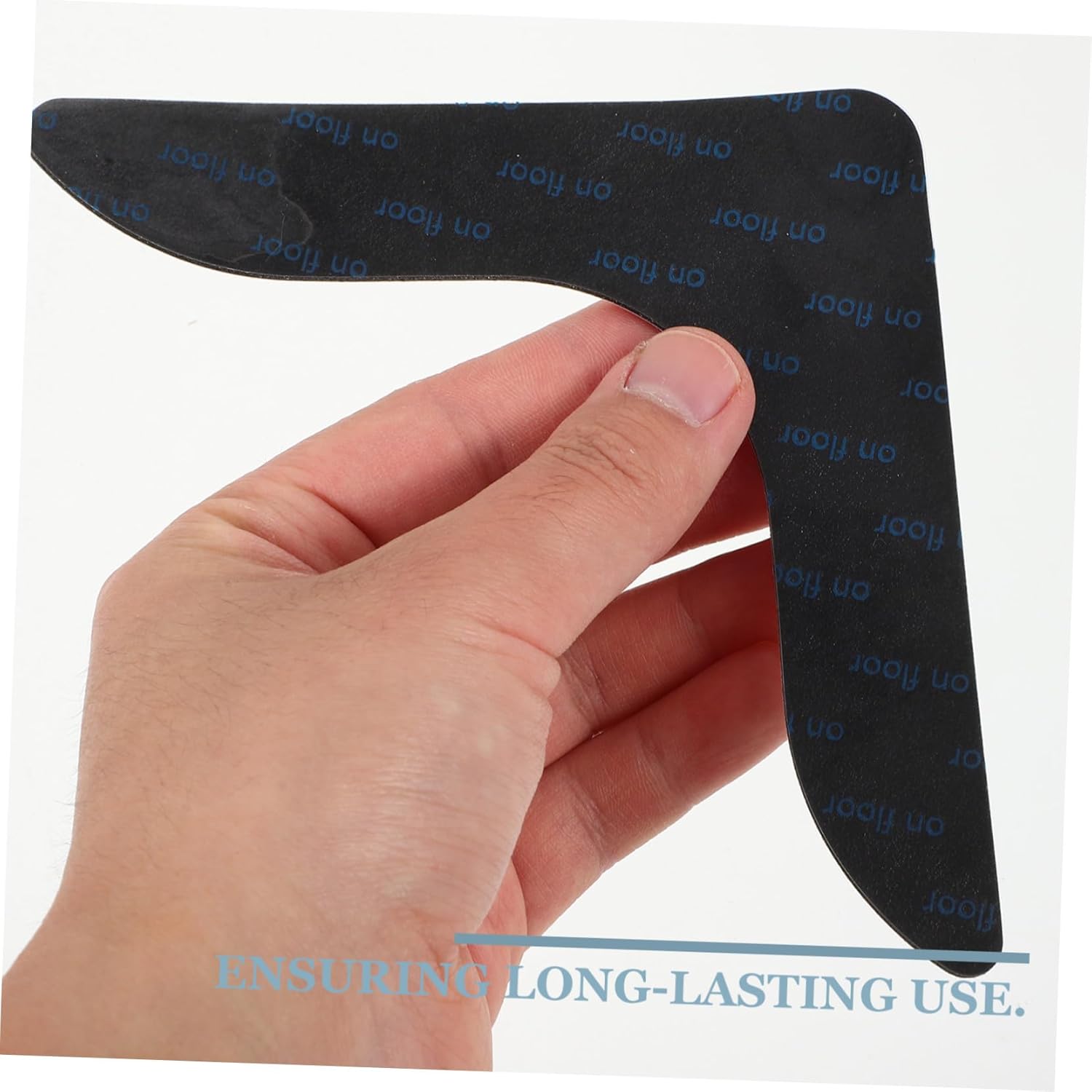 Carpet stoppers - Anti-slip mat - Rug grippers - Rug stopper - Anti-slip stickers - Rug fixer - Carpet undermat - Sofa cover stopper - Stair mat stopper - Corner grippers - Reusable - Black - 8 Pieces - Image 8