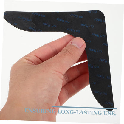 Carpet stoppers - Anti-slip mat - Rug grippers - Rug stopper - Anti-slip stickers - Rug fixer - Carpet undermat - Sofa cover stopper - Stair mat stopper - Corner grippers - Reusable - Black - 8 Pieces - Image 8