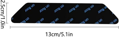 Carpet stoppers - Anti-slip mat - Rug grippers - Rug stopper - Anti-slip stickers - Rug fixer - Sofa cover stopper - Ultra-thin stopper - Carpet undermat - Discreet - Sofa stopper - Black - 4 Pieces - Image 6