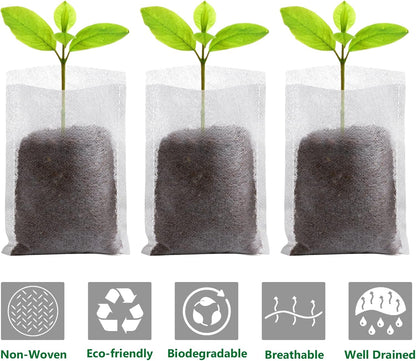 Grow Bags - Gardening - Grow Pots - Vegetable Garden - Seedlings - Plant Bags - Non-woven Grow Bags - Growing Set - Breathable Fleece - Vegetable Garden Box - Growing Box - Sowing - Cuttings - Plant Bags - Vegetable Garden - Vegetable Gardening - Sustaina - Image 4