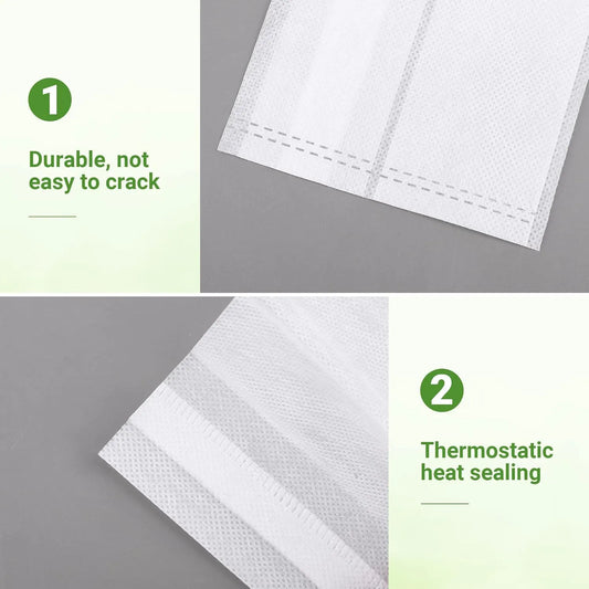 Non-Woven Seedling Grow Bags, Breathable Plant Nursery Pots for Fruit Trees, Shrubs and Large Plants, White, 20 x 22 cm - Image 4