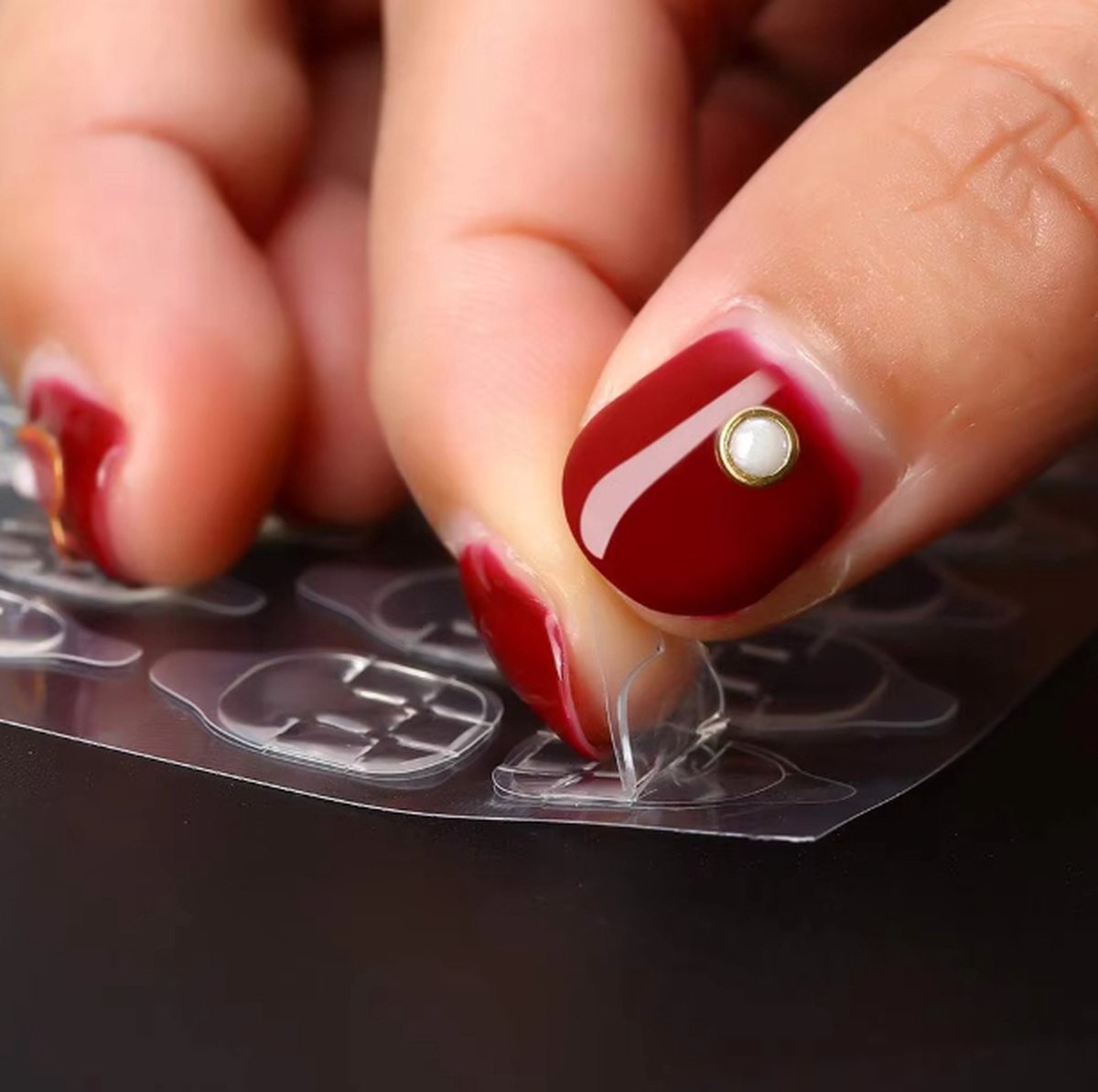 Double-Sided Nail Stickers | 2 Sheets (48 pieces) | Stick-on Nails | Press-on Nails | Fake Nails | Nail Stickers - Image 9