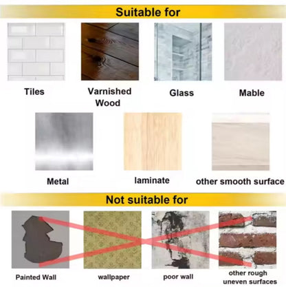 10x Adhesive Nail | Self-Adhesive Hooks | No Drilling Required Hanging System | Threaded - Image 2