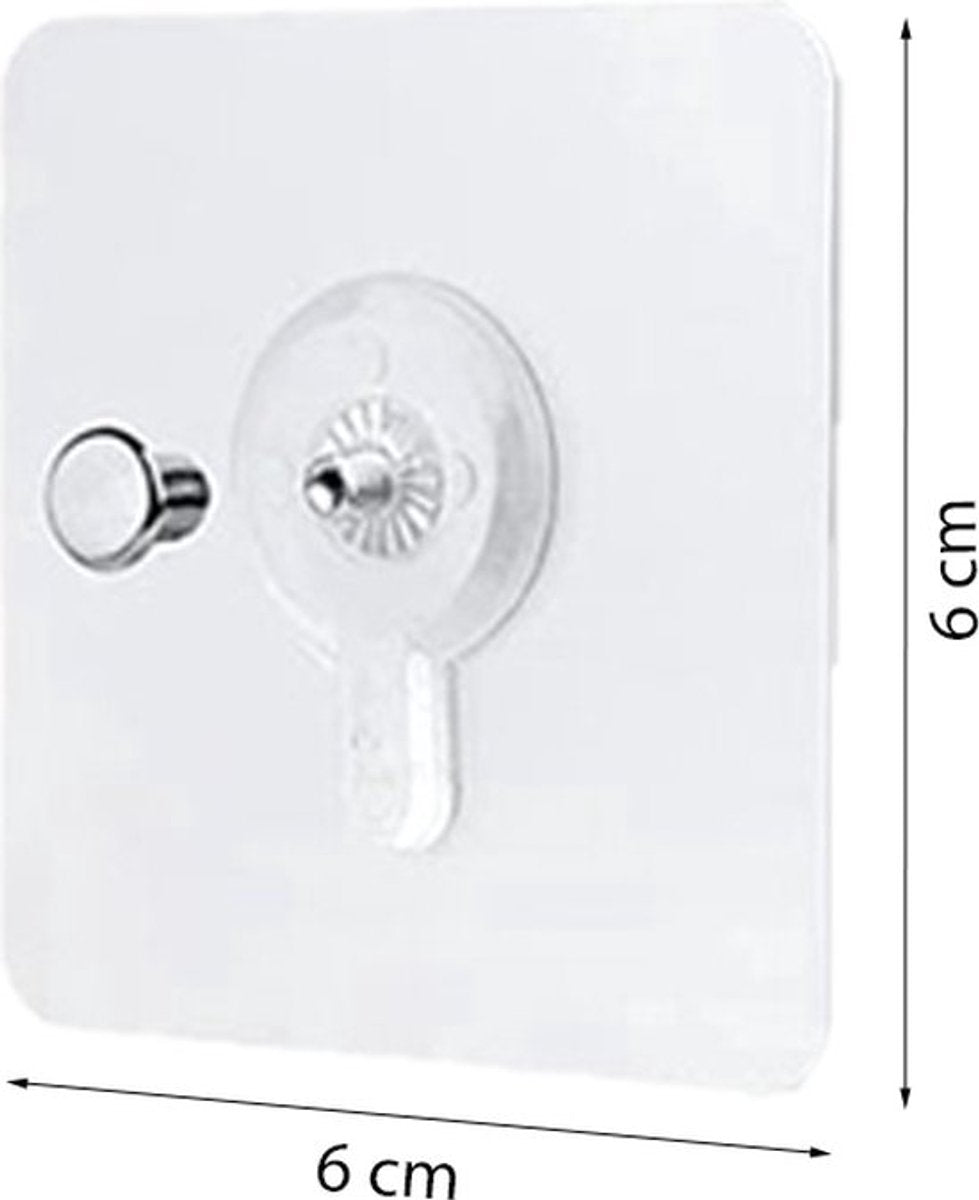 10x Adhesive Nail | Self-Adhesive Hooks | No Drilling Required Hanging System | Threaded - Image 3