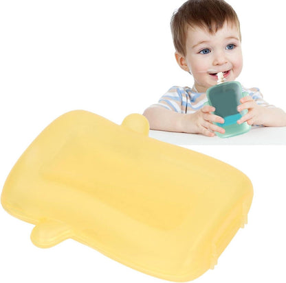 Cosensi - Squeeze Pouch Holder for Baby Food and Toddlers in Yellow with Keywords Baby Products, Storage Accessories, Handy Accessories - Image 6