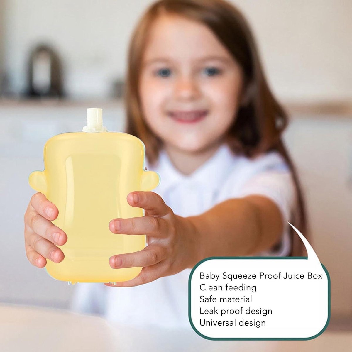 Cosensi - Squeeze Pouch Holder for Baby Food and Toddlers in Yellow with Keywords Baby Products, Storage Accessories, Handy Accessories - Image 9