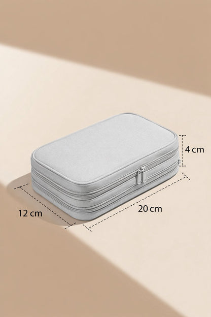 Cable Organizer Bag Grey – Travel & Storage Accessories – Compact & Portable – Water-Repellent – For Cables & Electronics - Image 6